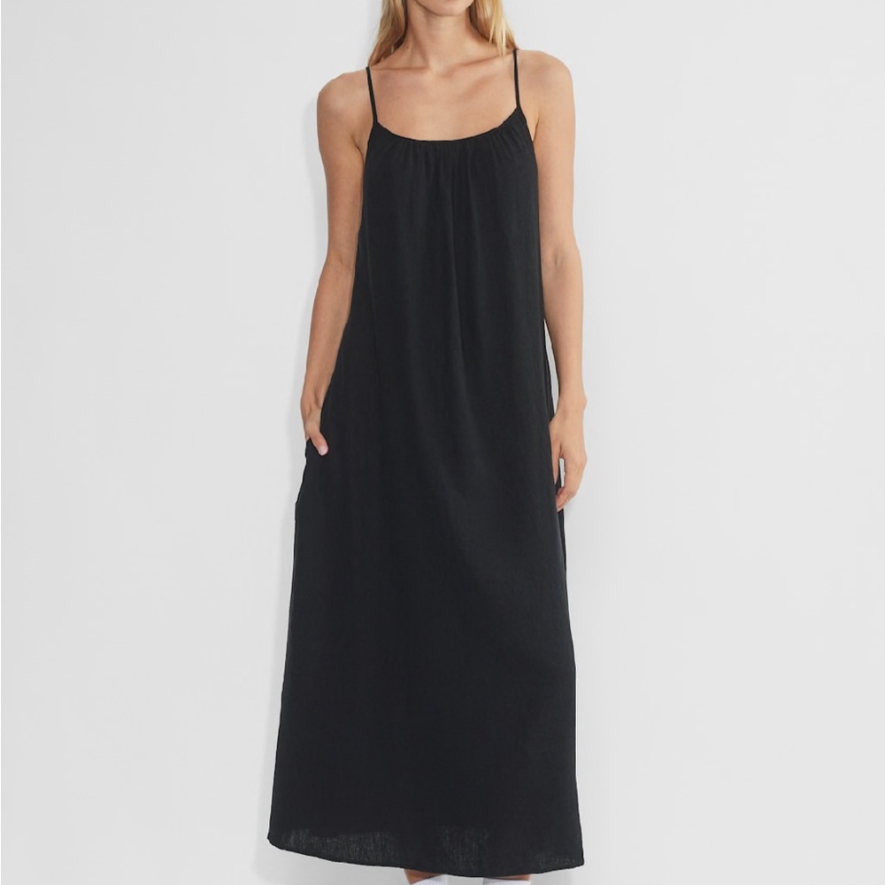 Aritzia Wellbeing Linen Dress
